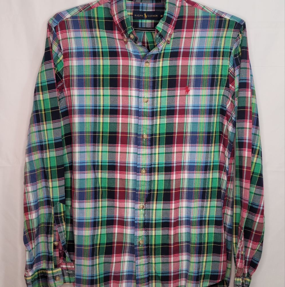 Ralph Lauren LS Flannel Button Down Medium